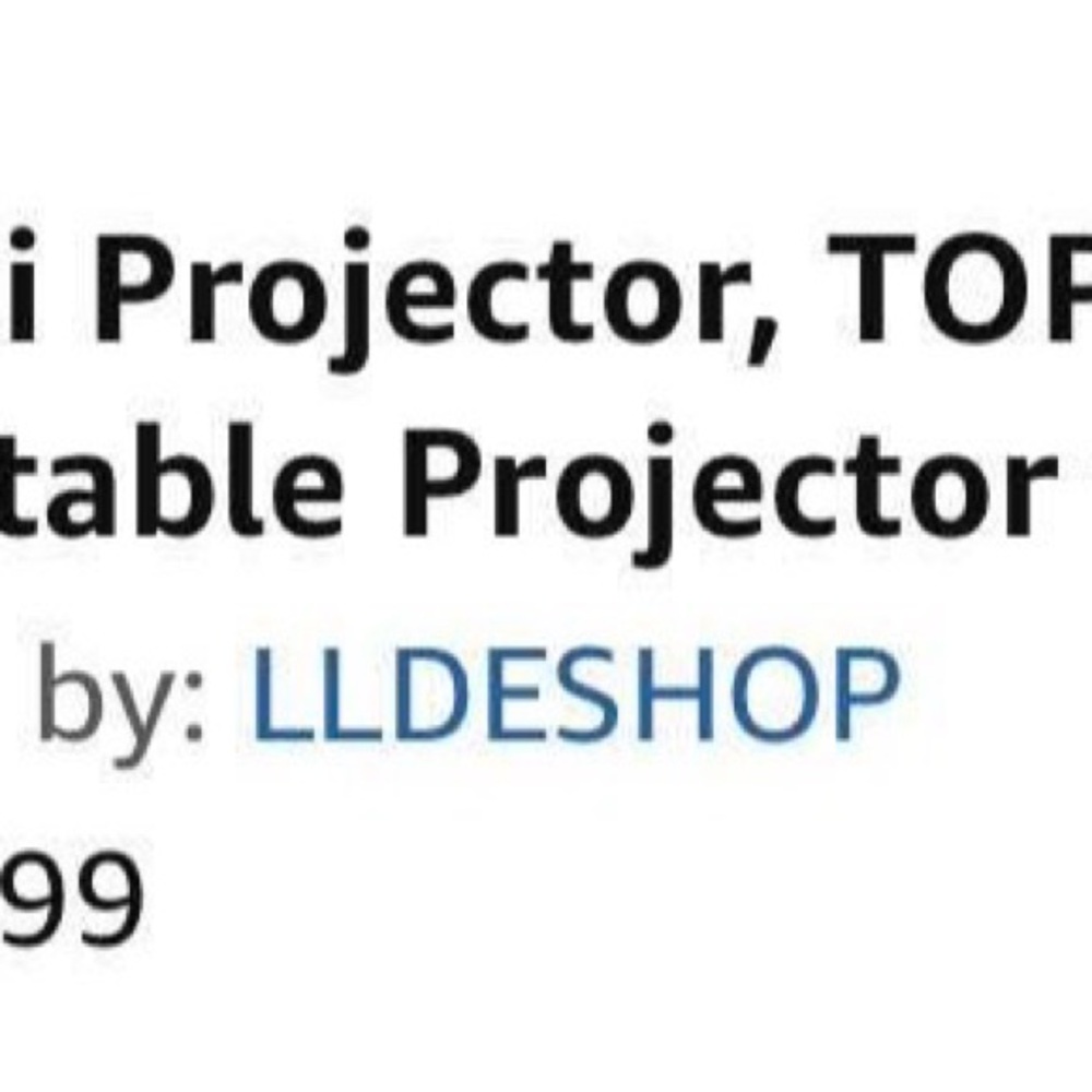 Portable Projector - White
